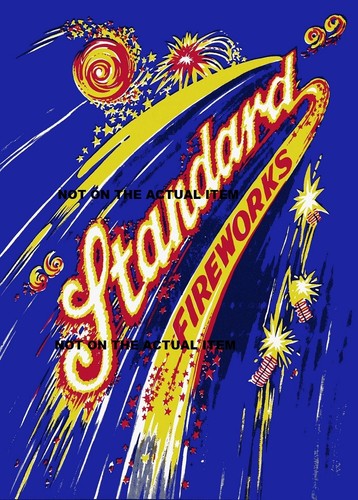 Sticker standard fireworks - sticker,