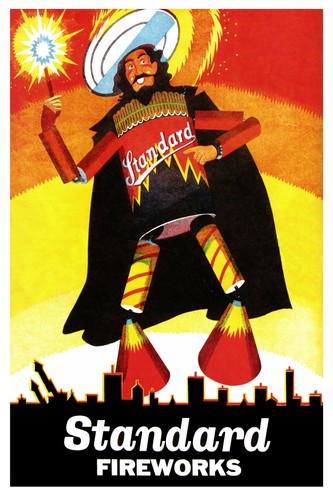 Standard fireworks poster - 💥,